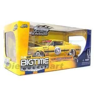   Yellow Racing 1967 Shelby GT 500 124 Scale Die Cast Car Toys & Games