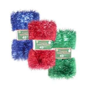  Garland 40 Foot Red/Green/Blue/Gold/Silver Case Pack 48 