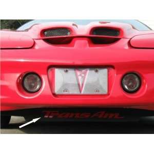  Trans Am Air Deflector Decal   Reflective Red Automotive