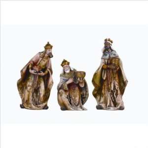  Set Three 3 Kings Taper Nativity Candle Holders