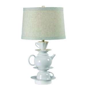  Kenroy Home 32170WH Teatime Table Lamp