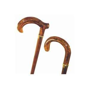  Coopers Of England Cherrywood Walking Stick With Amber 