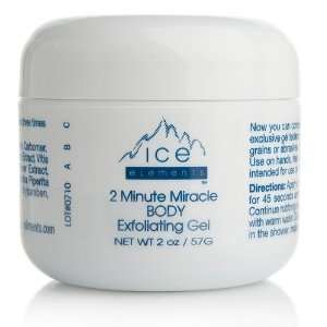  Ice Elements Skin Care 2 Minute Miracle Body Exfoliating 