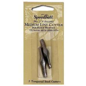  Speedball Lino Cutter Blades (2 Per Package)   No. 2 V 