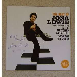  AUTOGRAPHED JONA LEWIE THE BEST OF (UK IMPORT CD, 2002 