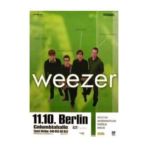  WEEZER Berlin Germany Music Poster