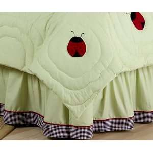  Ladybug Parade Queen Bed Skirt