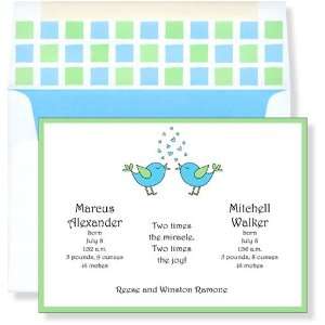   Shower Invitations   So Tweet Blue Invitation