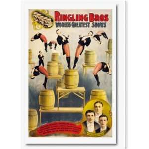  Ringling Bros Somersault Show AZV01388 canvas art