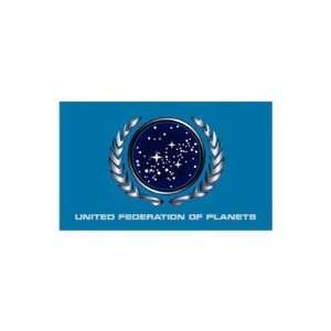 com Star Trek   Flag Banner  United Federations of Planets   59 X 35 