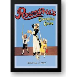  Rowntrees High Class Chocolates and Cocoa 16x22 Framed 