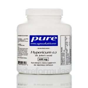  Pure Encapsulations Hypericum 0.3 600 mg. 250 Vegetable 