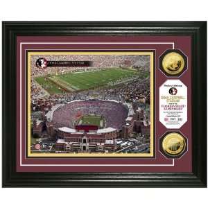  Florida State Seminoles Doak Campbell 24KT Gold Coin Photo 