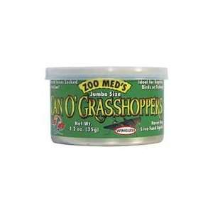  Zoo Med Can O Grasshoppers Canned Feeder Insects 1.2 oz 