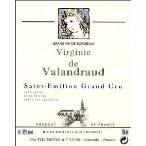  2005 Virginie de Valandraud Saint Emilion Grand Cru 750ml 