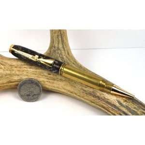  Northern Watersnake 308 Rifle Cartridge Pen With a Gold 