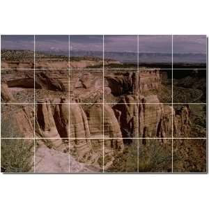  Canyons Photo Ceramic Tile Mural 22  32x48 using (24) 8x8 