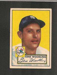 1952 Topps # 99 Gene Woodling RB Vg Ex  