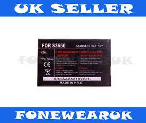 Battery for Samsung GT B3410 S5560 S5620 S3650 M7600  