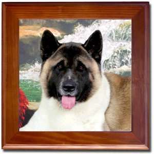  Akita Tile   Framed