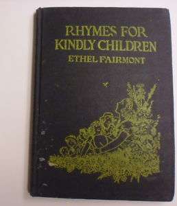 Rhymes for Kindly Children, Fairmont, Gruelle, 1937  