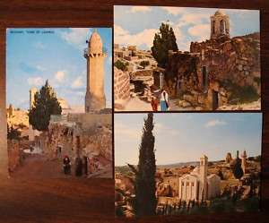 ST LAZARUS TOMB & CHURCH BETHANY ISRAEL 3 Postcards  