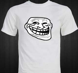 TROLL FACE   Coolface   Funny Famous Internet Meme T shirt  