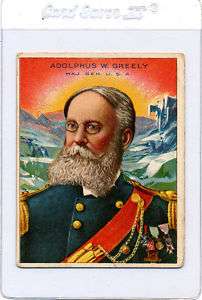 Adolphus Greely Hassan Cigarette card Great Explorers a  