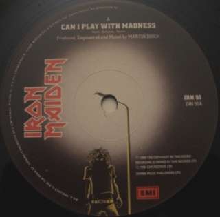 Iron Maiden Can I Play With Madness 12 PS x 2 Gatefold  