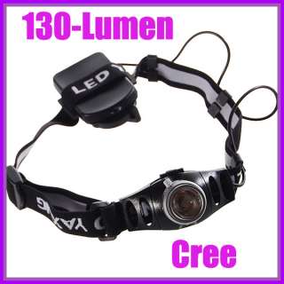 Flood to Throw Zooming Cree Q3 WC 130Lumen LED Headlamp  