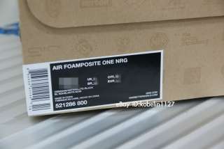 Limit Nike Air Foamposite One Galaxy 2012 All Star NRG Penny 521286 