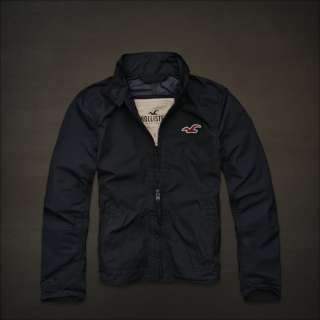 NEW 2012 ARRIVAL NWT HOLLISTER by ABERCROMBIE MENS NAVY WINDBREAKER 