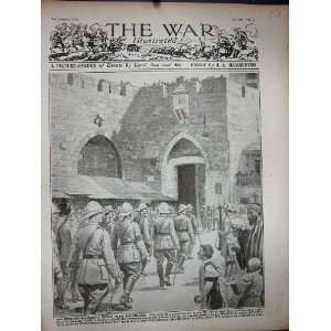 WW1 1918 Sir Edmund Allenby Jerusalem Holy City Soldier  