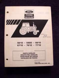 FORD 5610 5900 6610 6710 7610 7710 TRACTOR PARTS MANUAL  