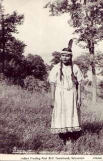 PHOTO NATIVE GIRL INDIAN TRADING POST TOMAHAWK, WI  