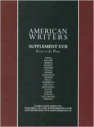 American Writers Supplement Max Apple to Franz Wright, (0684315173 