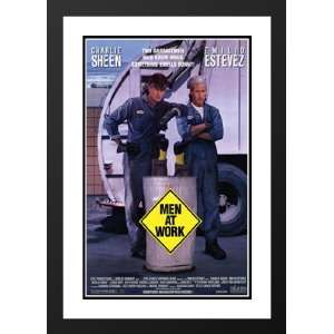  Men At Work 32x45 Framed and Double Matted Movie Poster 