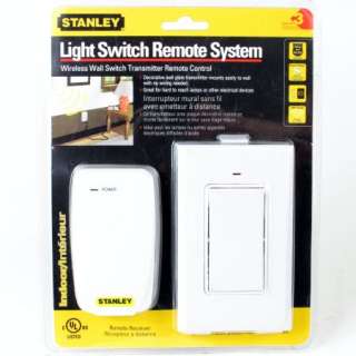 Stanley Light Switch Remote System Wireless Wall Switch Transmitter 
