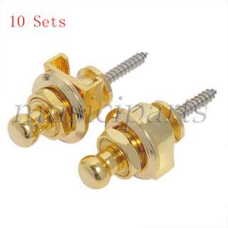 20 pcs Gold Lock Strap Pin for Strat Tele Body Custom schaller style 