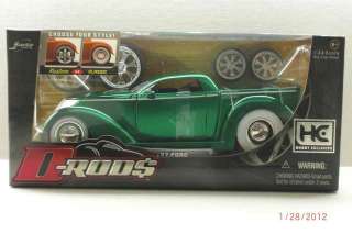 24 Jada D Rod$ (Hobby Exclusive) 1937 Ford Pickup – Green  