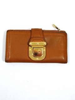 MICHAEL Michael Kors womens charlton walnut leather zip wallet $148 