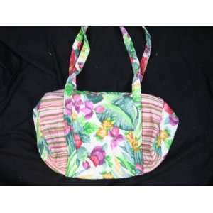  Quilted Tripical Tote