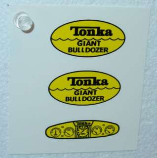 Tonka Giant Bulldozer Decal Set TK 053  