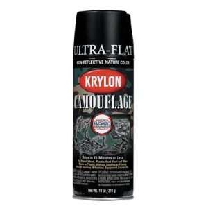 Krylon diversified Brands 4290 Camouflage Spray Paint 12 Oz.   Black 