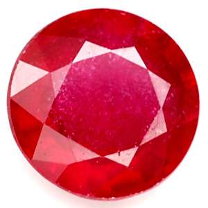 51 Ct.Round Cut 6.8mm Crimson Red Ruby Madagascar NR  