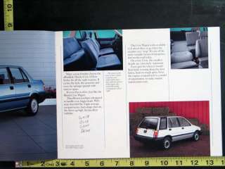 Original 1986 Honda Showroom Sales Brochure  