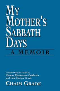   Sabbath Days A Memoir by Chaim Grade, Aronson, Jason Inc.  Paperback