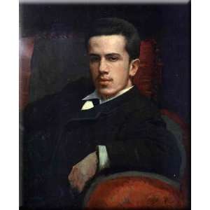Portrait of Anatoly Kramskoy, the Artists Son 24x30 Streched Canvas 