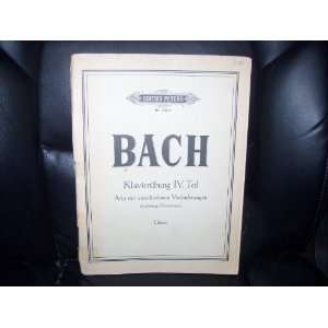    Bach Sheet Music (EDITION PETERS) Nr. 4462 (1937)? 