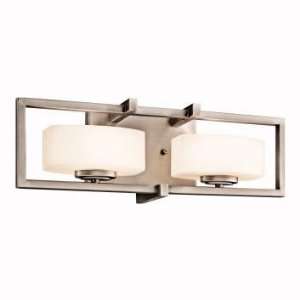  Kichler Lighting 45202AP 2 Light Bathroom Light, Antique 